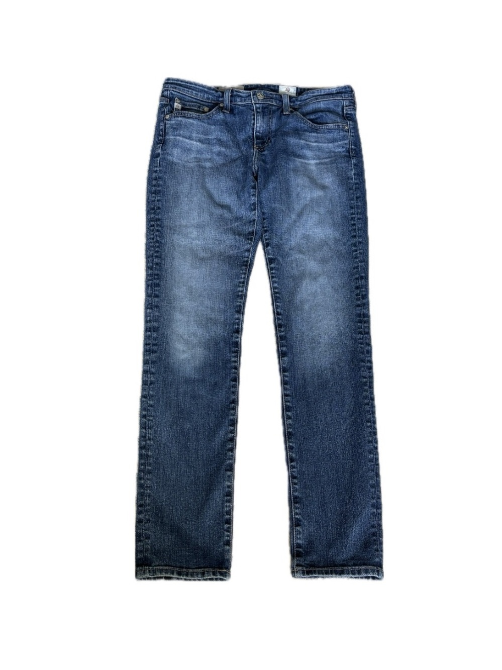 AG Adriano Goldschmied The Stilt Cigarette Jeans 29R Low Rise Medium Wash
